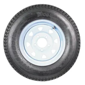 58848-1 Ecustomrim On Rim St175/80d13 175/80 D 13 Load C 5 Lug White Spoke Wheel