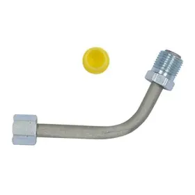 39857 Edelmann Power Steering Line End Fitting 5/16 F. Sae X 3/8 M. Inverted