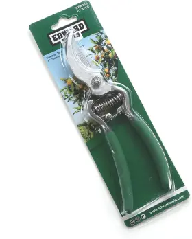 Edward Tools 313106190149 Classic Cut Bypass Pruners - Heavy Duty Forged Steel Pruning Shears #2