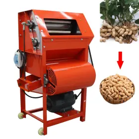 239904 Effluvialtech 220v Peanut Picking Machine Half-feeding Picker Separator Nut Gatherer