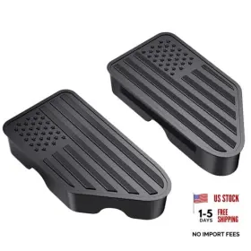 Tc0401 Egovo Stake Pocket Covers For 2014-2018 Gmc Sierra Black Flag