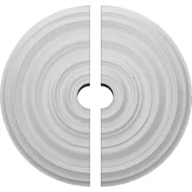 Cm29ca2-04000 Ekena Millwork 29-1/8 Inch X 4 1-1/2 Carton Smooth Urethane Ceiling Medallion 2-piece