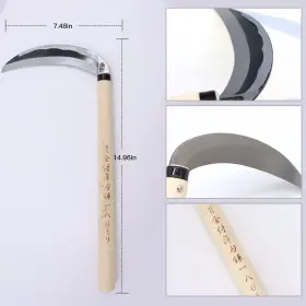 Elegital 331889374601 Kana Hoe 217 Japanese Garden Tool - Hand Hoe/sickle Is Perfect For Weeding An #2