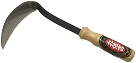 Elegital 445031941961 Bluearrowexpress Kana Hoe 217 Japanese Garden Tool - Hand Hoe/sickle Is Perfect