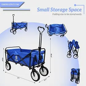 Elevon 810127321557 Heavy Duty Steel Frame Collapsible Folding 150 Pound Capacity Outdoor Camping #3