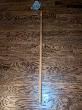 1230-48 Emsco Work Force Wood Handle 48 Inch Long Garden Hoe Made In Usa #3