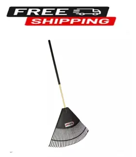 2860 Emsco Large Wide 32 Inch Leaf Rake With Comfort Grip Sturdy Lawn Garden Yard Cleanup
