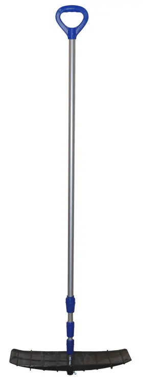 Emsco Group 072358013728 Bigfoot 21ft Flip And Strip Poly Roof Rake - Telescoping Handle Shingle Ski