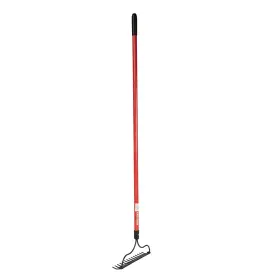 14-tine Emsco Group 1222-48 Cavex Workforce Bow Rake - 54 Inch Fiberglass Handle 16 Gauge Steel Blade