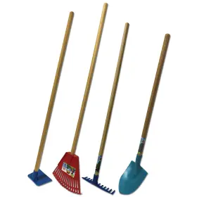 Digger-4az Emsco Group Little Diggers Kids Garden Tool Set Four-piece Child Safe Tools Gar