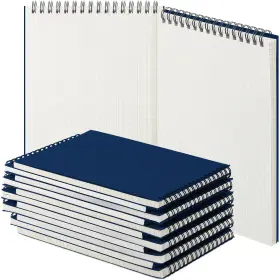 B0d6gdfb7q Engrowtic 6pk A5 Graph Paper Spiral Notebooks Wirebound Grid Notepads 140pg