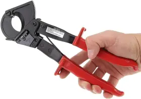 43237-2 Eoocvt Ratchet Cable Wire Cutter Cut Up To 240mm2 Ratcheting Red