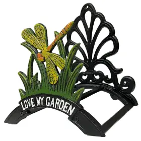 E-20220526-07 Essenhome Decorative Garden Hose Holder Hanger Heavy Duty Cast Iron Yard
