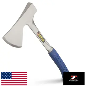 B00047f130 Estwing E44a Campers 16 Inch Axe - Forged Steel Hatchet Shock Reduction Grip
