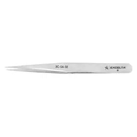 3c-sa-se Excelta Tweezers Ss Straight 4 1/4 Inch L 662847002557