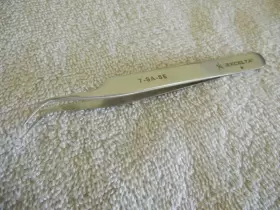 2a-sa-se Excelta 7-sa-se And Tweezer Curved Straight Stainless Steel - 5 Each #3
