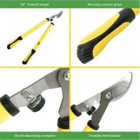 41092 Expert Gardener 24 Inch Steel Bypass Lopper 1 Cutting Capacity - Brand New #3