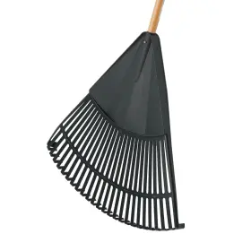 80194 Expert Gardener 24-inch Wood And Poly Leaf Rake