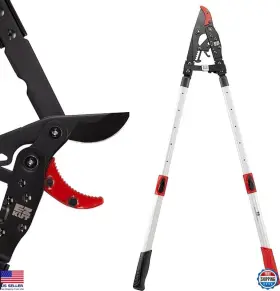B00p01nie4 Ez Kut Heavy Duty 42 Inch Extendable Ratcheting Tree Trimmer Branch Cutter And Pruner