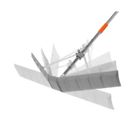 Sr3616g-1 Ez Smart Snow Roof Rake W 16ft Pole Easy Removal From Prevents Ic
