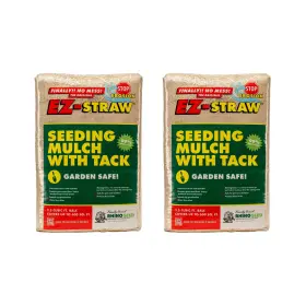 710604 Ez Straw Seeding Mulch With Tack - Biodegradable Processed 2.5 Cu. Ft