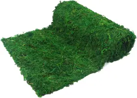 Sre-0000050 Faicoia Moss Table Runner Preserved Dried Green 12 X 112 Inch/30x285cm