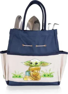 Family Of Brands 744759463784 Star Wars Mandalorian Grogu Garden Bag With Tool Set Organizer