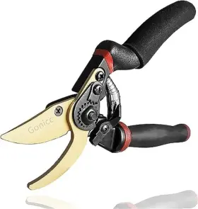 Fancial 742378636725 8.5-inch Pruners Scissors. Padded Grip For Everyone