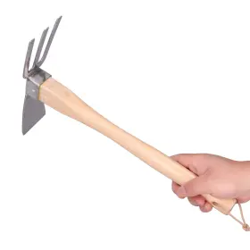 Fdit3ef6dxpkqg192 Fdit Stainless Steel Garden Hoe Rake Hand Tool Simple Practical Fine Workmanship