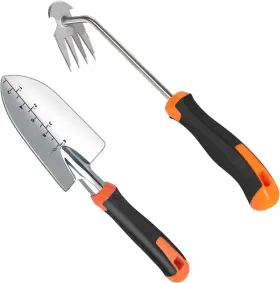 Fecsam 658359465324 Weed Puller Tool And Garden Shovel Weeder Sturdy Manual Hand Trowel Spa