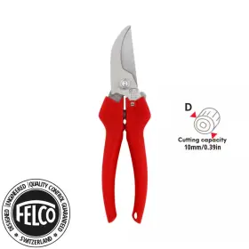 F300 Felco 445014863839 7.5 Inch Floral And Harvest Snip Pruning Shears Stainless Steel Blade