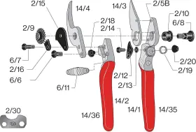 8392940455 Felco Pruning Shears F 14 - High Performance Swiss Made One-hand Garden Pruner #2