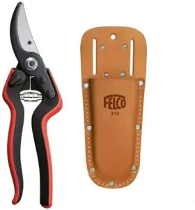 Felco160l Felco Felco910 160l One-hand Bypass Pruner With Leather Holster Bundle 2 Items