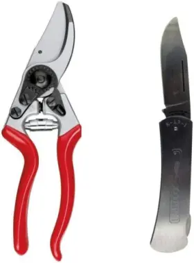 K-ap-1 Felco Felco9 9 Left-handed Bypass Pruner With Bahco Pruning Knife Bundle