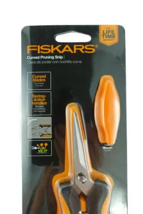 Fiskars 046561006655 Pro New Curved Blade Gardening Pruning Snips Scissors Lifetime Warranty #3