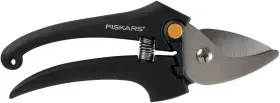 379200-1005 Fiskars 046561179205 Stainless Steel Bypass Fashion Pruner Black Fskshr