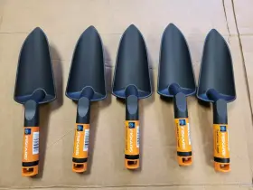 Fiskars 046561179786 5 New 11 1/2 Inch Duraframe Trowels Gold Mining Garden Tool Hand Shovel