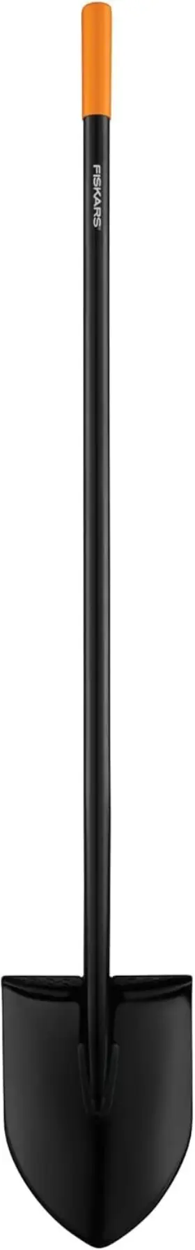 Fiskars 046561196684 Long Handle Digging Shovel All-steel Heavy Duty Black Brand New With Tag
