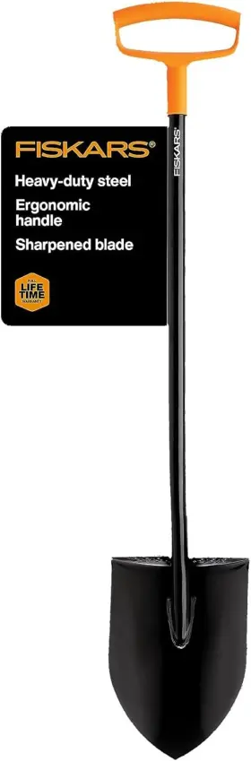 Fiskars 046561196691 Gardening Tool With 46 Inch Straight D-handle - Lawn And Yard Tools Black/orange