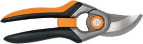 Fiskars 046561808358 4.5 Inch Stainless Steel Bypass Pruners With Comfort Grip And Replaceable Blade