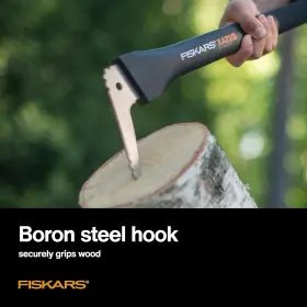 360070-1001 Fiskars 28 Inch Hookaroon Saves Your Back - Lift Drag And Load Heavy Rounds Of Firew #2