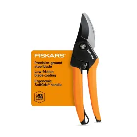 379451-1002 Fiskars Bypass Pruning Shears 5/8-inch Cut Capacity Softgrip Hand Pruner For Sm