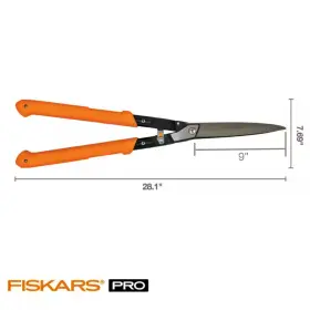 394921-1003 Fiskars New Pro 9in Carbon Steel Blade Aluminum Handle Hedge Shear Clippers Bush