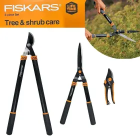 395540-1003 Fiskars 3pc Tree And Shrub Care Set 1- Pruner 1-looper 1-hedge Shears