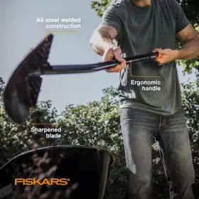396680-1001 Fiskars Digging Spade Shovel 57 Inch Heavy Duty Welded Steel New #3
