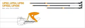 Fiskars 424002008675 Tree Pruner Blade Spring And Chain Link Parts #3