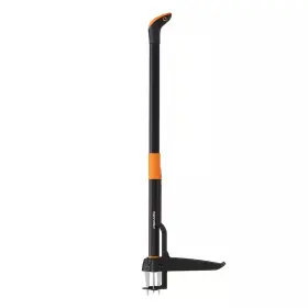 Fiskars 705353189234 34 Inch Stand Up 4 Claw Long Handle Weed Puller Tool Heavy Duty Garden Lawn And