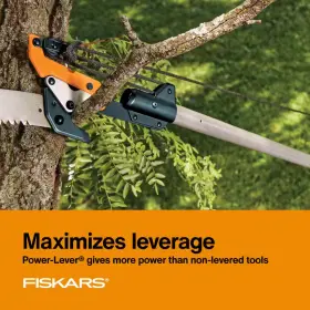 Fiskars 711181707113 Tree Pruner Pole 14 Ft. Saw Branch Limb Pruning Cutter Trimmer Extendable Shaft #2