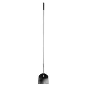Fiskars 744110044218 66 Inch Lightweight Aluminum Handle Shrub Rake