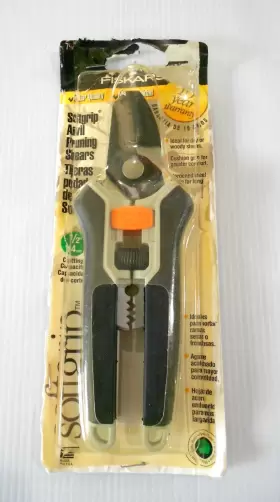 7924 Fiskars Vintage Softgrip Anvil Pruning Shears - Made In Usa